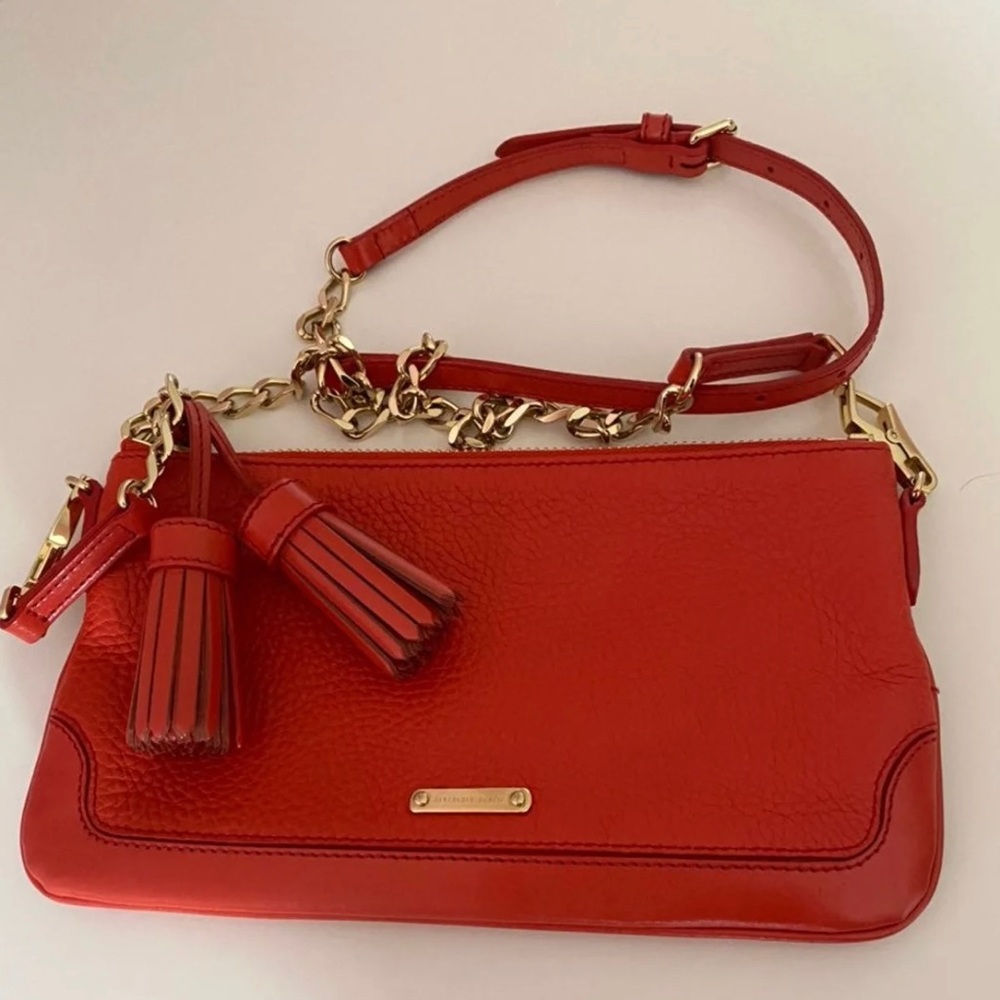 Burberry leather crossbody bag